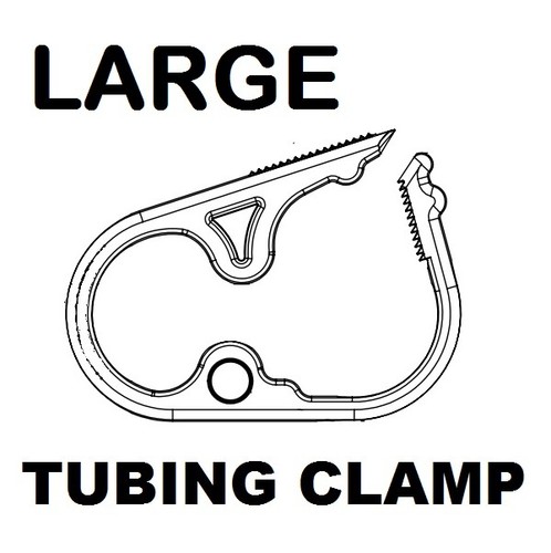 Tubing clamp large position - clamp, 12-position