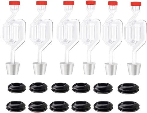 Brewing airlock set pack - airlock, 6
