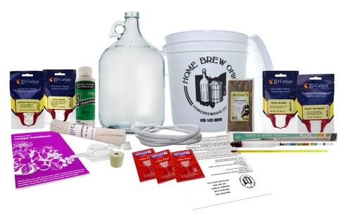Deluxe fruit wine making - making, kit