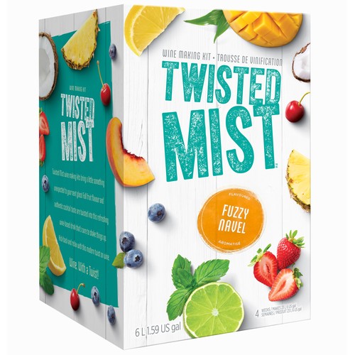 Twisted mist fuzzy navel wine - mist,